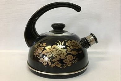 Чайник эмал 2,5л конс/руч черн олимпия ТД Сила Дон T04/25/02/15