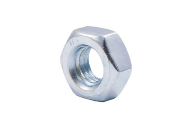 Гайка шестигранная М8 белый цинк (уп/20шт) AKS 87146