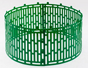 Протектор для защиты стволов деревьев, комплект 4 шт., зеленый Palisad 65071