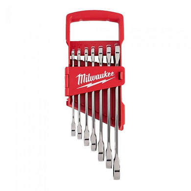 Набор гаечных ключей MAX BITE с трещоткой 7шт. Milwaukee 4932464995