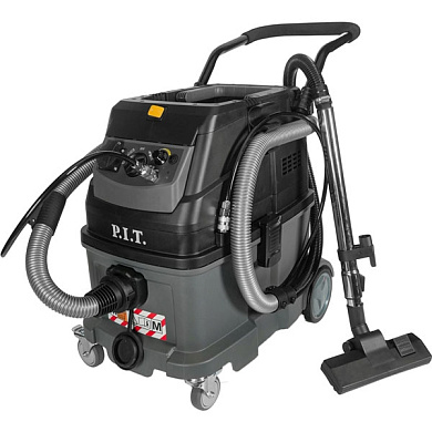 Пылесос строительный электрич. P.I.T. ULTRA, 1600Вт, розетка 2кВт, коннектор, 40л, сух/мокр