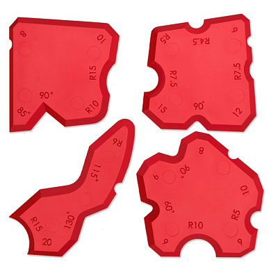 Шпатели для силикона (набор из 4 шт.) DC631 Expert GRAFF