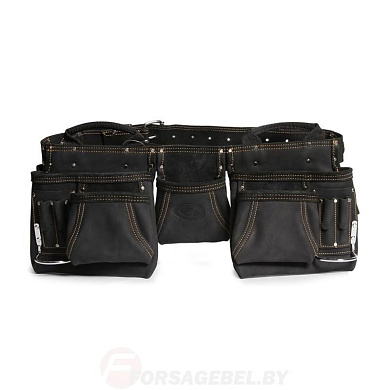 Сумка кожаная поясная без ремня, с 12 отделениями, премиум-серия DEAD BULL КВТ СК-12