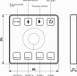 Контроллер для светодиодной ленты SPI Pro, 12/24V, 72/144W, AKS 115375