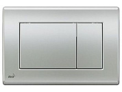 Кнопка управления для скрытых систем инсталляции, хром-мат, Alcaplast M272-BL-01