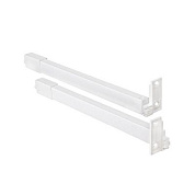 Рейлинг прямоугольный продольный Slimbox РП L-400 белый PL 104803