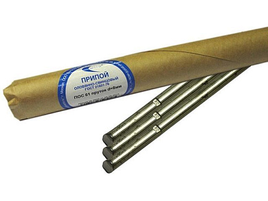 Припой ПОС 61 пруток ф8 мм Векта 10207