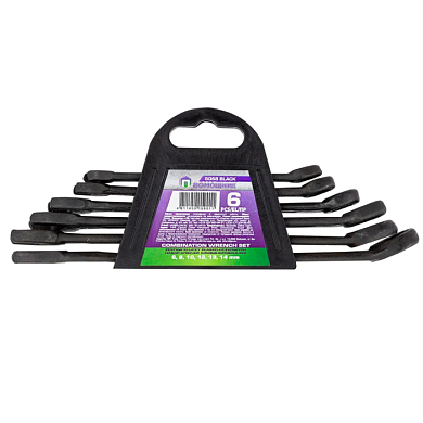 Набор ключей комбинированных 6-14 мм 6 пр Помощник 5068 Black