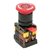 Кнопка ANE-22 поворотная c блокировкой и подсветкой NO+NC Грибок EKF PROxima pbn-ane