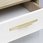 Ручка меб. скоба алюм. ENVISION 96-128/241 брашированное золото, AKS 112950