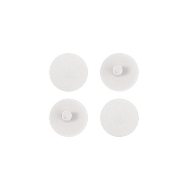 Заглушка пластик к эксцентрику белый (02) (упак.-1тыс.шт.) PL 13275