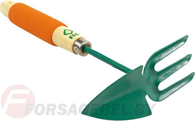 Рыхлитель комбинированный мини с деревянной ручкой 300мм Flo 99050