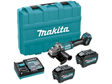 Аккум. углошлифмашина XGT GA038GT201 MAKPAC, 40.0 В, 2 акк., 5.0 А/ч, Li-Ion, Makita GA038GT201