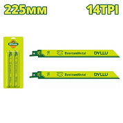Полотно для сабельной пилы 225 мм по металлу DYLLU DTJT1122BF (2 шт)