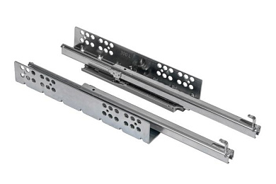 Направляющая скрытого монтажа L-350 с доводчиком ДСП16mm насадной монтаж левая AKS QType 3/4 QTYPE 66606