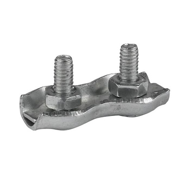 Зажим для троса двойной Duplex (3 мм) EKF zdtd-3