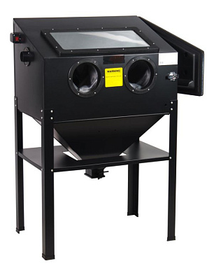 Пескоструйная пневмокамера, 220л, 425-708л/мин, 2.7-5.4атм RockForce RF-SBC220