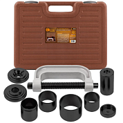 Набор инструментов для снятия и установки шаровых опор, подшипников, сайлентблоков 10 пр FORSTIME FT-909T2