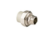 Муфта ПП с накидной гайкой 40х1 1/4" сер. РосТурПласт 15813