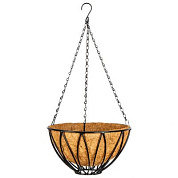 Подвесное кашпо, D 26 см, высота с цепью и крюком 53,5 см Palisad 69015