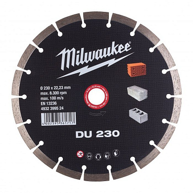 Алмазный диск DU 230 мм Milwaukee 4932399524