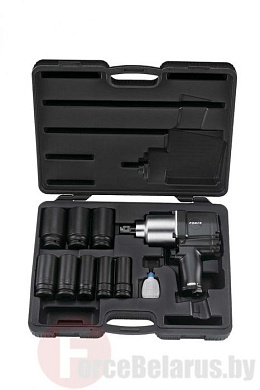 Пневмогайковерт 3/4'' 1491 Нм, с ударными 6-гр. головки 22-41 мм 100 мм, маслёнка 10 пр Нм Force 6111D