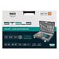 Набор инструментов 1/4'',3/8''&1/2'' CrV S2 216 пр. Stels 14115