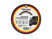 Изолента автомобильная флис, 0.3х25 мм, 15 м KRANZ KR-09-2906-1