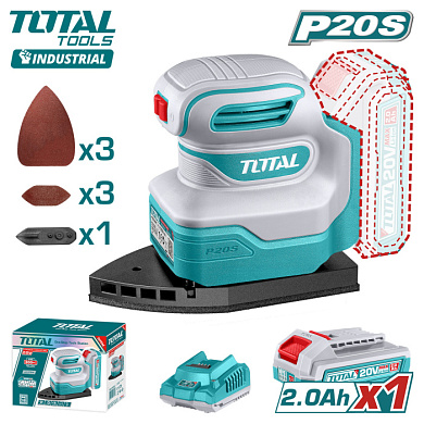 Дельташлифовальная машина аккумуляторная TOTAL TPSLI20141