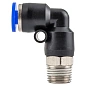 Фитинг угловой для пластиковых трубок 4 мм-наружная резьба 1/8'' Forsage F-SPL04-01