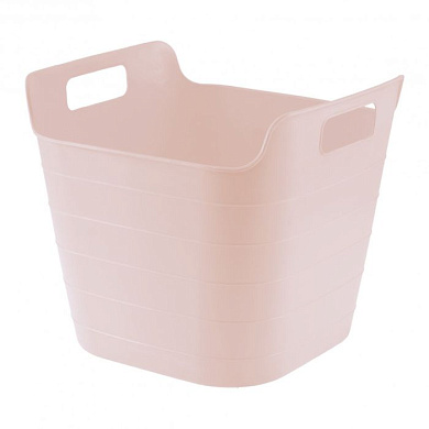 Ведро гибкое сверхпрочное, 26 л, розовое Сибртех 67511