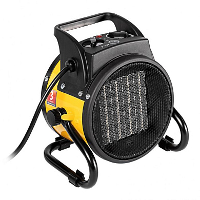 Тепловая пушка, керамический нагреватель (тепловентилятор) DHC 2-100, 230 В, 0.025/1/2 кВт Denzel 96429