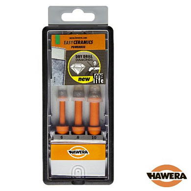 Комплект из 3 алмазныx сверл 6, 8,10 мм для суxого сверления Hawera F00Y265676