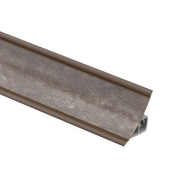 Плинтус ПВХ к столешнику LР мрамор светло-коричневый (99) (1шт=3м.п.) EL-MECH-PLAST 60301