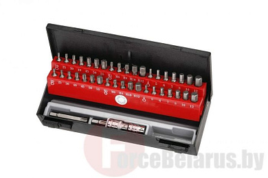 Набор бит HEX, TorxTR (с отверстием), Spline 42 пр. 10 мм Force 4421CT