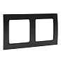 Стокгольм Рамка 2-местная черная EKF PROxima EXM-G-303-30