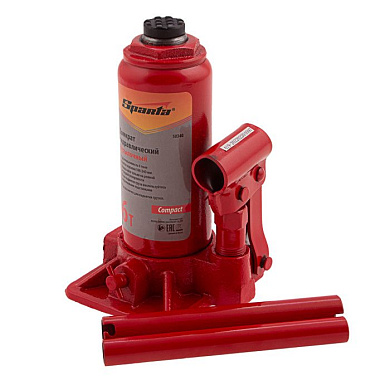 Домкрат гидравлический бутылочный, 6 т, 180–340 мм Sparta Compact 50340