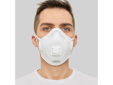 Респиратор (полумаска) SAVEX 103V формов. с клап. FFP1 (до 4 ПДК) инд. уп. AirON S000000252