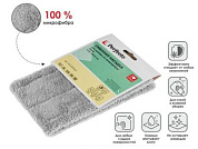 Сменная насадка для швабры из микрофибры Solid, серая, Perfecto Linea 44-532024