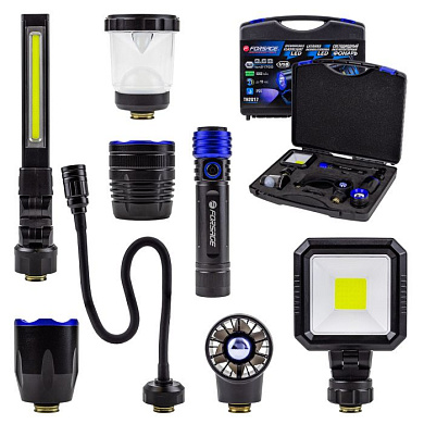 Фонарь портативный светодиодный аккумуляторный Forsage F-TH2017