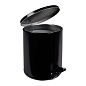 Урна с педалью, 7 л, черный