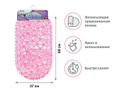 Коврик для ванной, овал с морскими звездами, 67х37 см, розовый, Perfecto Linea 22-167372