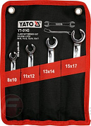Набор разрезных ключей 8-17 мм 4 пр. Yato YT-0143