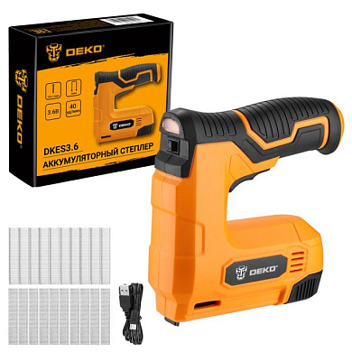 Степлер аккумуляторный DKES3.6 DEKO 065-0497