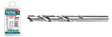 Сверло по металлу M2 HSS 5,0x52x86 мм TOTAL TAC110501 (10 шт)