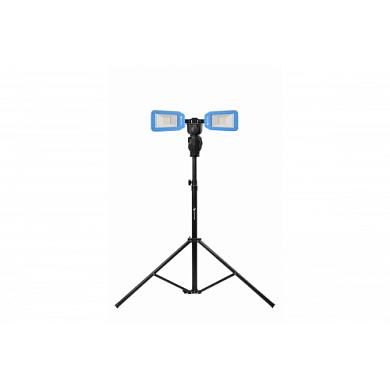 Прожектор аккумуляторный светодиодный 10000lm со штативом Hoegert HT1E455