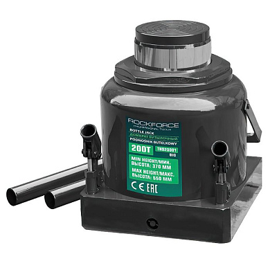 Домкрат бутылочный 200 т 370-550 мм RockForce RF-TH920001(из 2-х частей)
