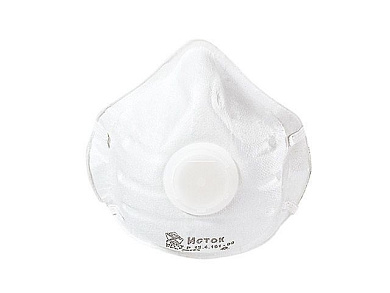 Респиратор-полумаска Исток ИСТОК-1ФК формов. с клап. FFP2 (до 12 ПДК) Исток 10026
