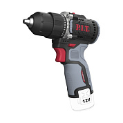 Дрель бесщеточная аккумуляторная X-DRIVER SOLO, 12 В,35 Нм, патр 10 мм, 2 ск, коробка PIT PBM12K-10B