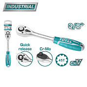 Трещотка 3/8" TOTAL THT106386